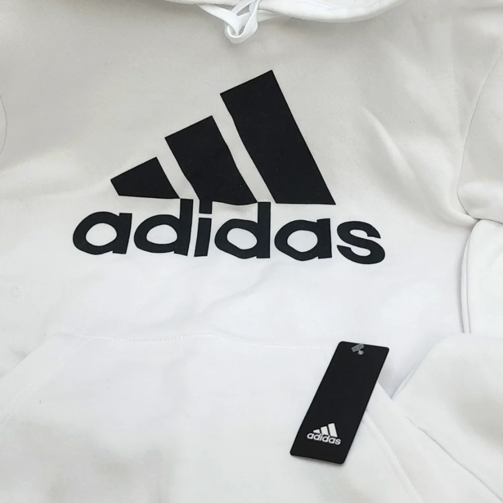 ADIDAS GOLF WHITE SWEATSHIRT WITH HOODIE - Picture 9 of 9
